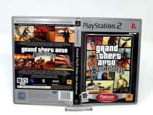Grand Theft Auto: San Andreas (ESP) (Platinum) (Carátula)