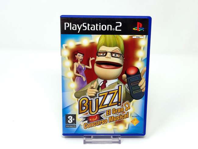 Comprar Buzz! El Gran Concurso Musical (ESP) (Promo) - Juegos PS2 - Retro  Zocoloco